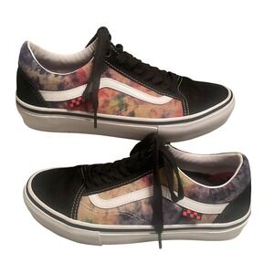 VANS Skate Old Skool Tie Dye Terry Black Men's 7.5
